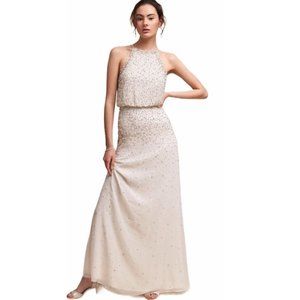 Anthropologie Weddings / BHLDN Rian Dress NWT - sparkly halter